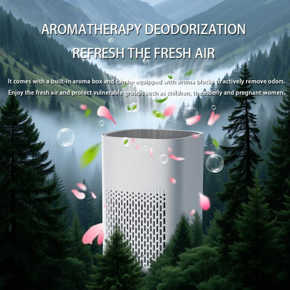 Small Air Purifier for Home Bedroom, HEPA Filter Air Cleaner, Quiet Operation, Removes Dust, Smoke, Odor, Pollen & Pet Dander