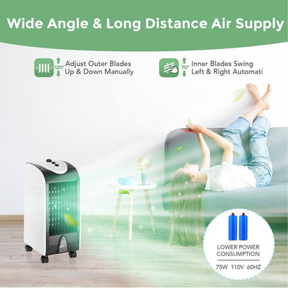 Evaporative Air Cooler Portable Cooling Fan Humidifier Home Office