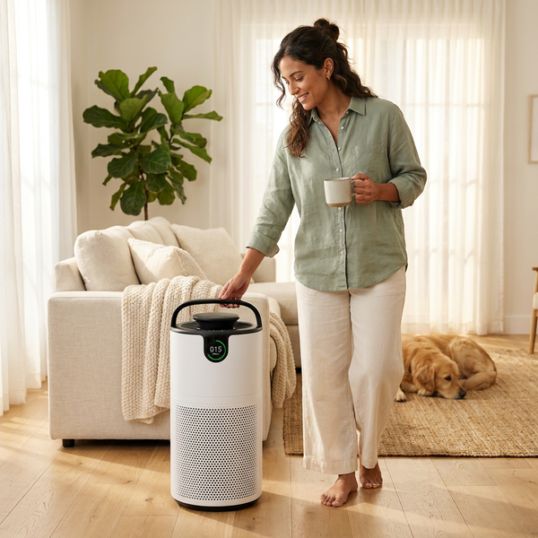 Air Purifier Designed for Large Rooms, 3600 Sq Ft Coverage, HEPA 3-in-1 Filter, PM 2.5 Laser Sensor