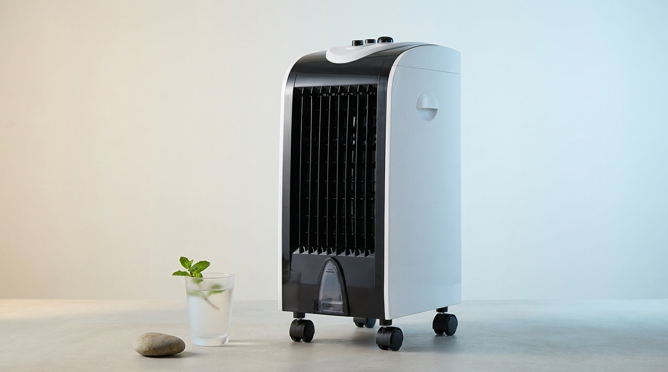 Evaporative Air Cooler Portable Cooling Fan Humidifier Home Office — Lifestyle