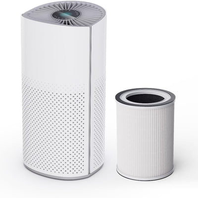 Air Purifiers for Home Bedroom Large Room up to 1500 Ft² - Smart Wifi & Voice Control True HEPA Air Purifier for Home Smoke, Dust, Pet Dander, Pollen, Sleep Mode Air Quality Light - Kery Plu