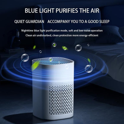 Small Air Purifier for Home Bedroom, HEPA Filter Air Cleaner, Quiet Operation, Removes Dust, Smoke, Odor, Pollen & Pet Dander