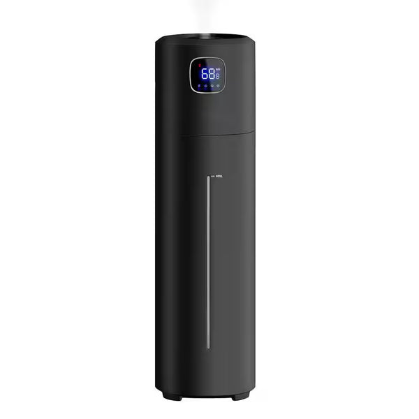 2.5 Gallon Ultrasonic Cool Mist Humidifier-Large Room Tower Air Humidifier, Quiet Operation and Adjustable Mist (Black)